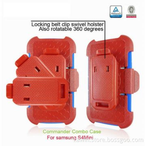 Commander 2-in-1 PC + Silicone Cover for Samsung Galaxy S4 mini